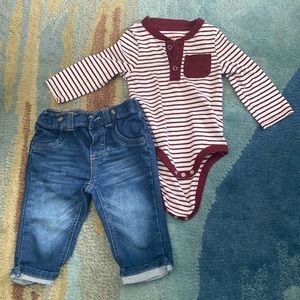 Cat and Jack outfit 6-9 months